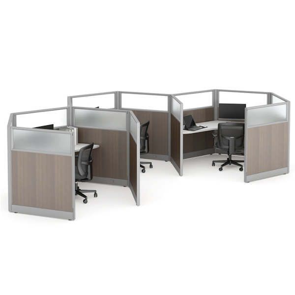 3-Person Cubicle