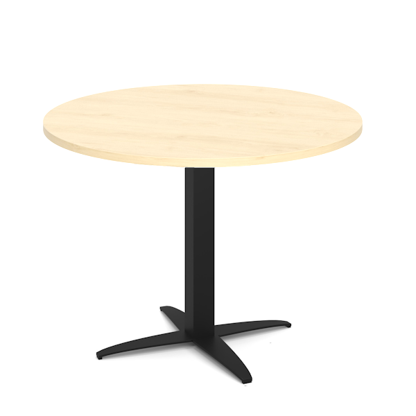 Round Cafe Table - Black Prong Base - MPL - 4248 round cafe table with prong base