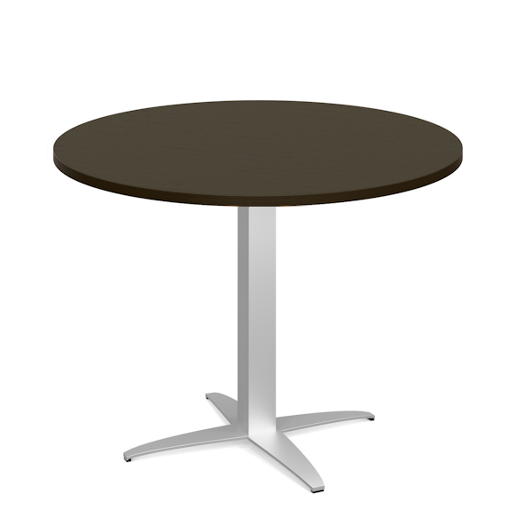 round table with prong base