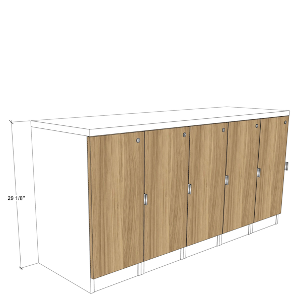 Deskmakers Catalina Lockers - T-3754 locker unit