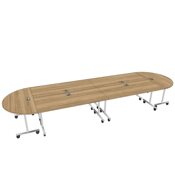 Newport Leg Mobile Training Tables - 6 Tables - T-1052 mobile training tables
