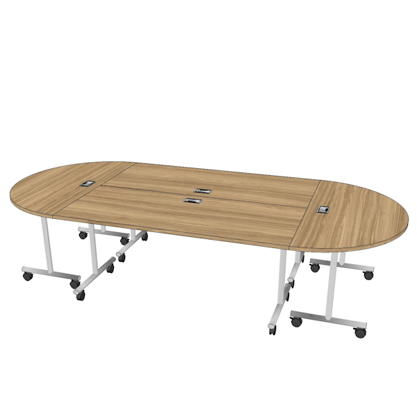 Newport Leg Mobile Training Tables - Pack of 4 - TY-1055 mobile training tables