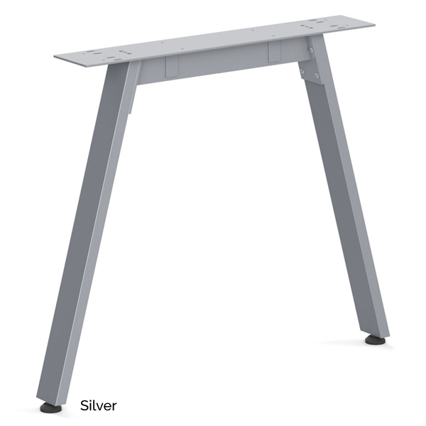 Silver V-Leg Base silver leg