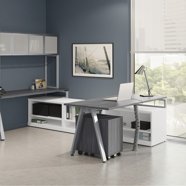 V-Leg Table Desk steel v leg table