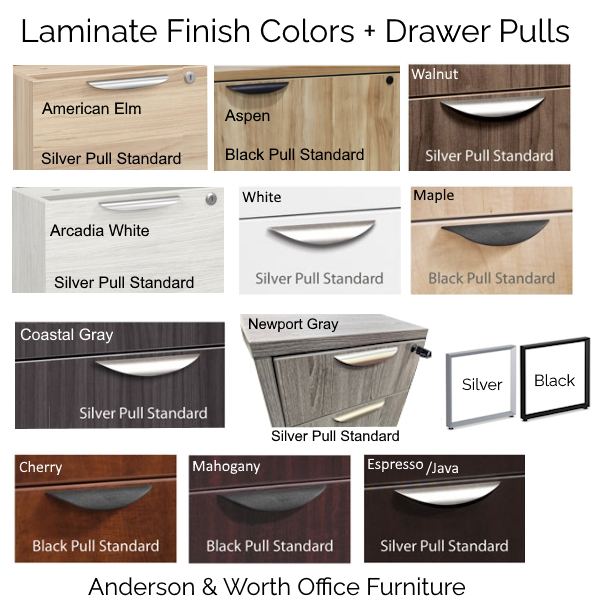 Beveled Leg L-Desk Finishes beveled leg desk finishes