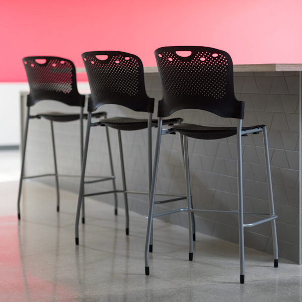 Blaze Bar Stools - Pitch Black Black Stools