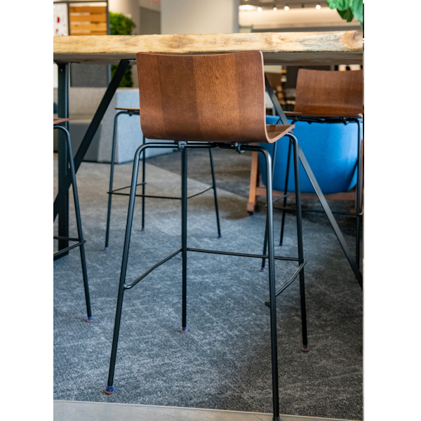 Kiva Barstools - Deep Walnut kiva stools