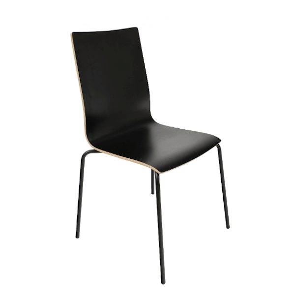 Kiva Stack Chair - Black Kiva Stack Chair