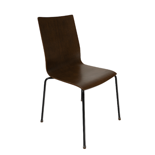 Kiva Stack Chair - Deep Walnut Kiva Stack Chair