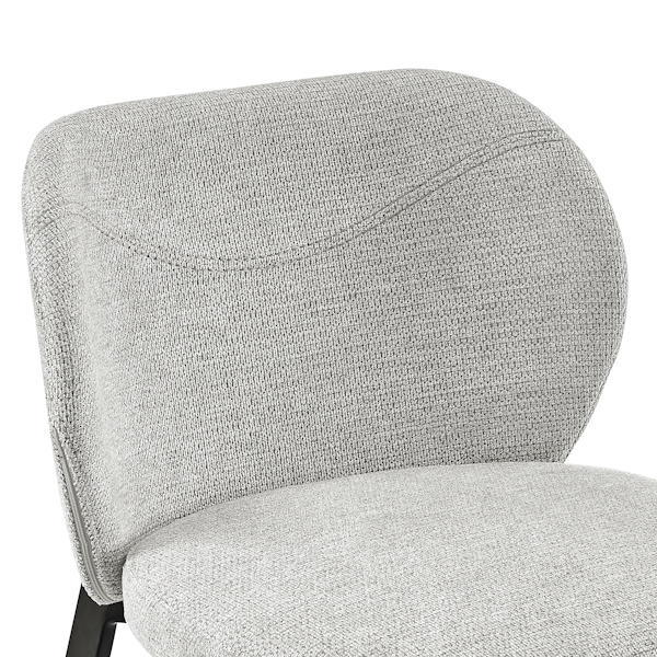 Markus Counter Stool in Light Gray Fabric - close light gray