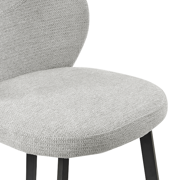 Markus Counter Stool in Light Gray Fabric - seat light gray
