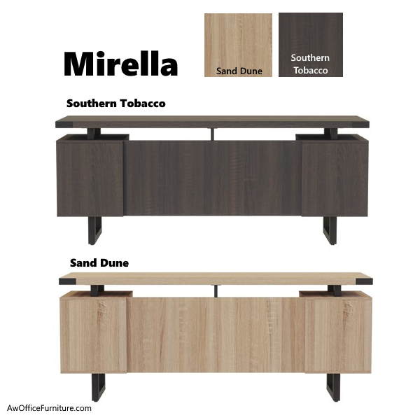 Mirella Desks - Sand Dune and Southern Tobbaco Mirella Desk