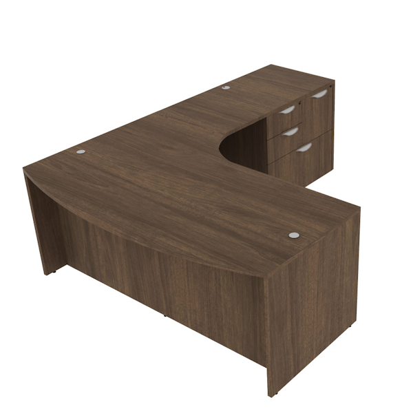 bow front interior curve l desk