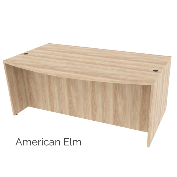 DP Bow Front Desk - BBF FF - Approach Bow front desk