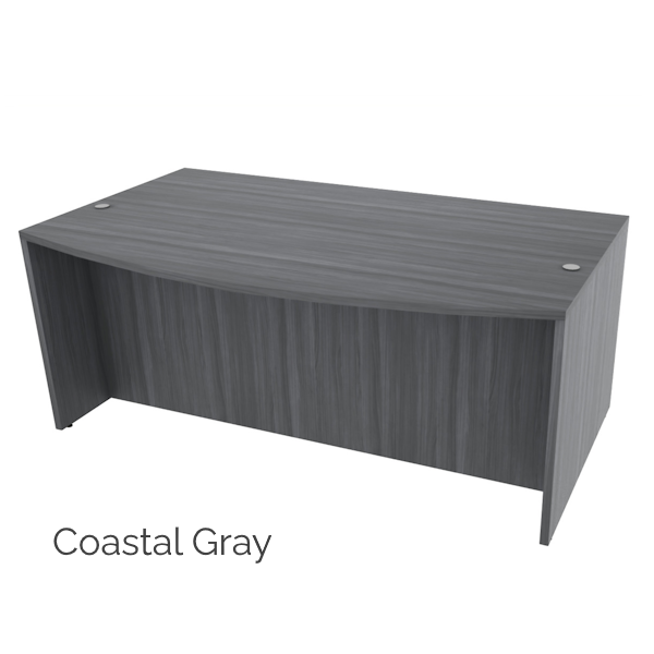 DP Bow Front Desk - BBF FF - CG Approach Bow front desk