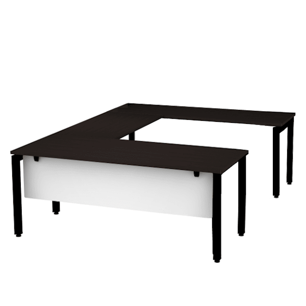 steel u-desk