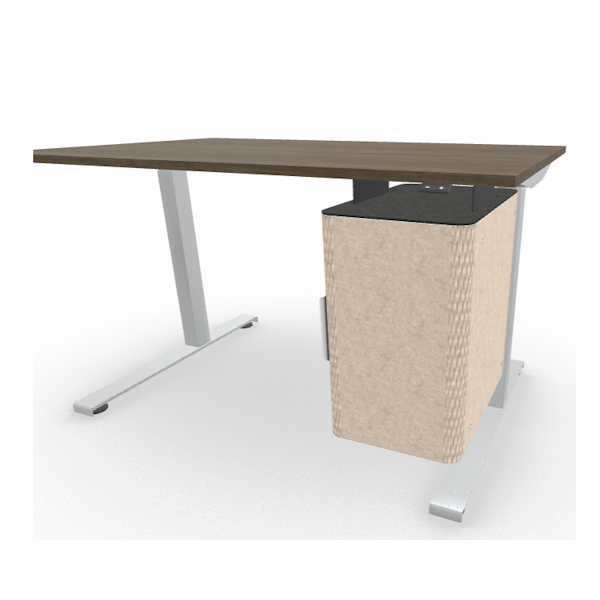 Mochi - Natural undermount desk storage