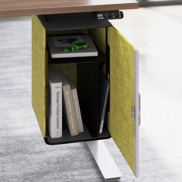 Mochi Open Storage - Honey undermount desk storage