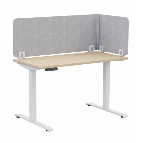 acoustic l shaped desk screen
