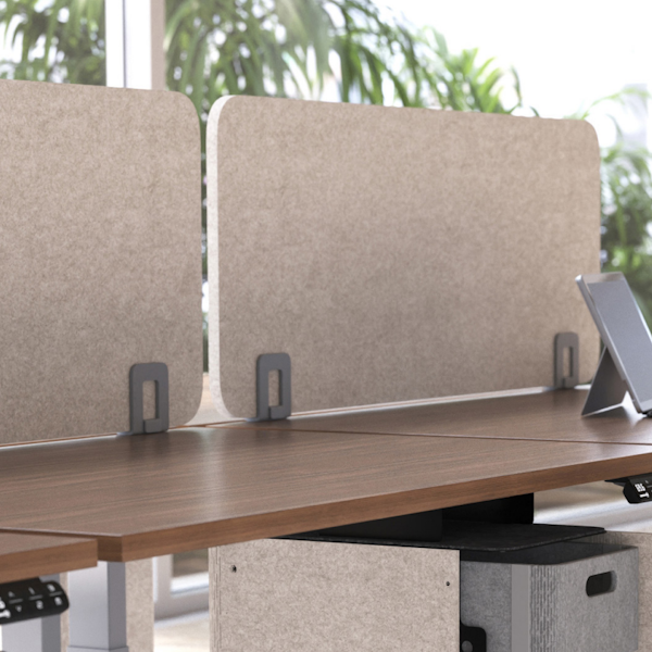 Versi Screens - Beige Brown Versi PET Privacy Desk Divider