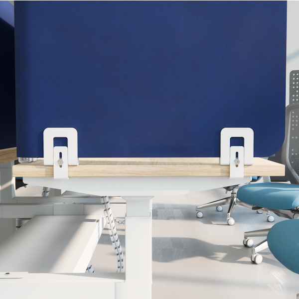 Versi Side Panel Versi PET Privacy Desk Divider