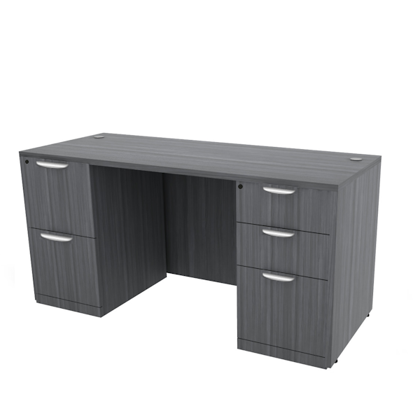 dual pedestal credenza