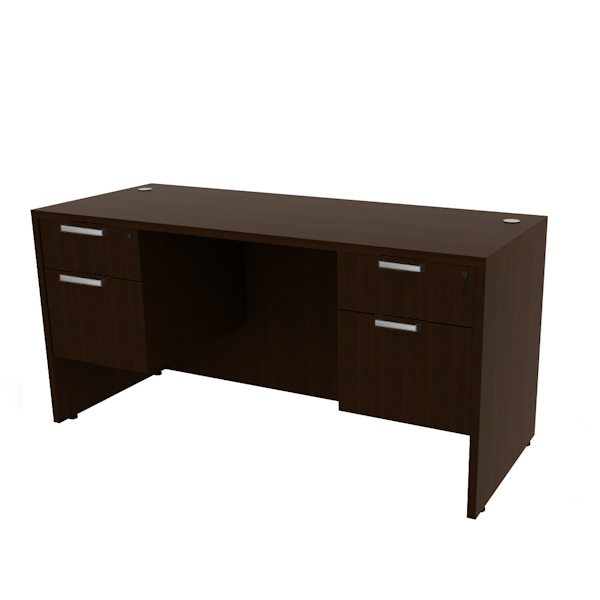 dual pedestal credenza