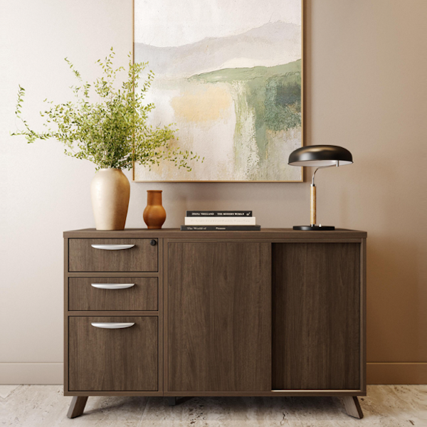 PL245 - FLEX CREDENZA PEDESTAL AND CABINET - Room - MW flex credenza