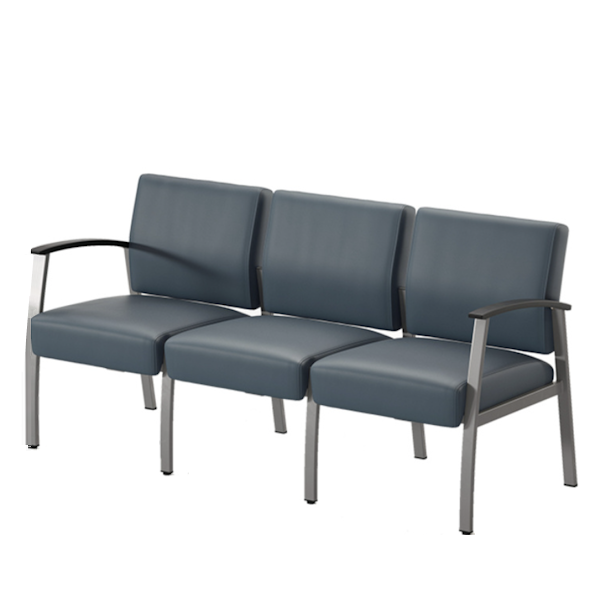 3 person healthcare seating set