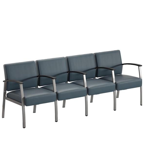 4-person healthcare seating