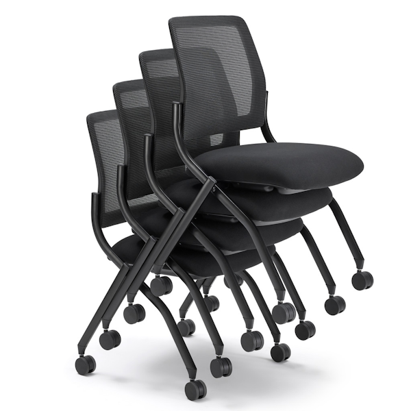 45_Armless_Stacked_nesting_chairs armless training room chair