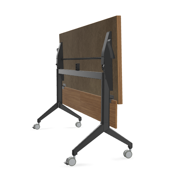 Caliber Table - Modesty Panel - side folding training table with modesty panel