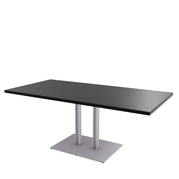 Black conference table