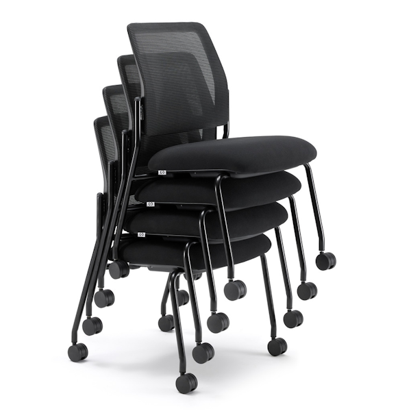Starlight Armless Mobile Stack Chairs - OSSN6006 stacking chairs
