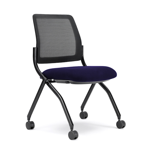 armless training room chair