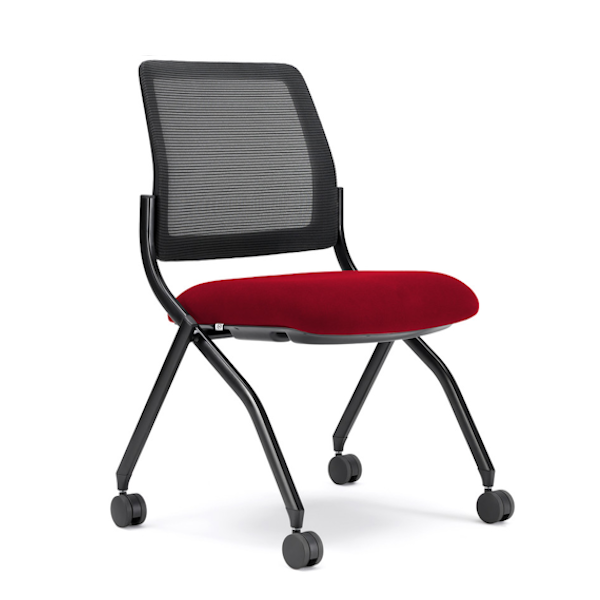 armless training room chair