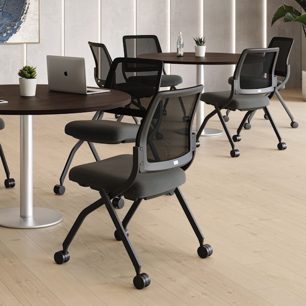 Starlight Armless Nesting Chairs armless training room chair