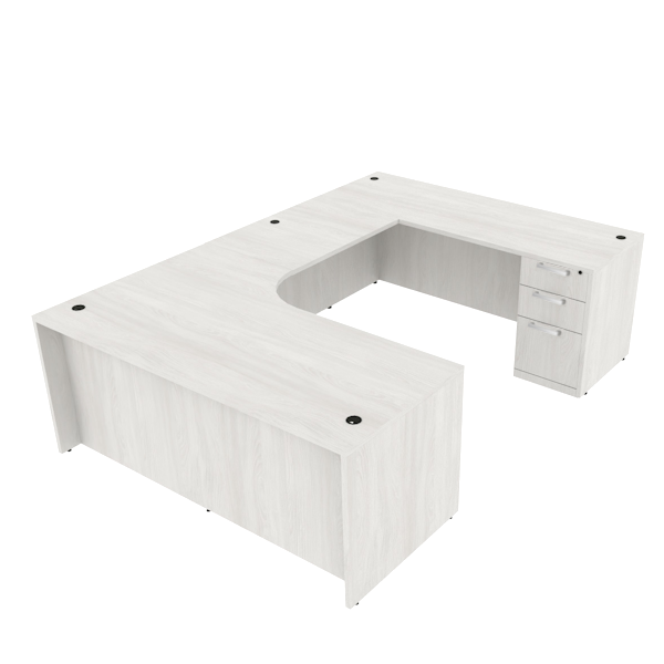 interior curve u-desk