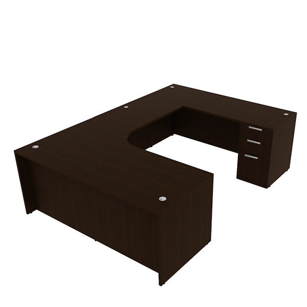 interior curve u-desk