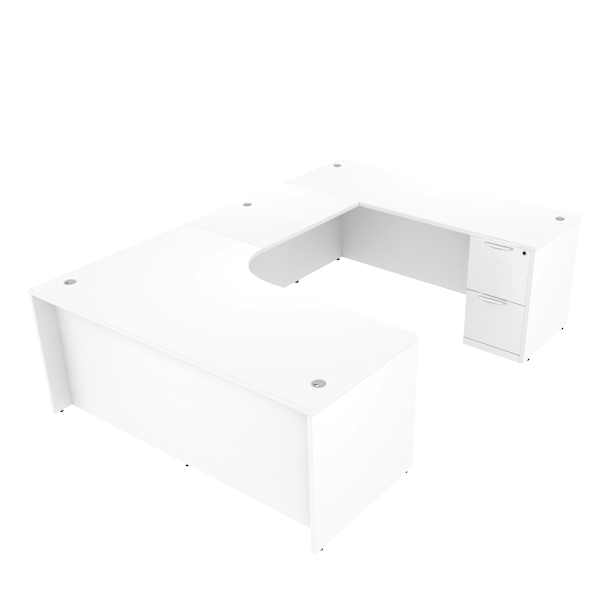 interior curve u-desk
