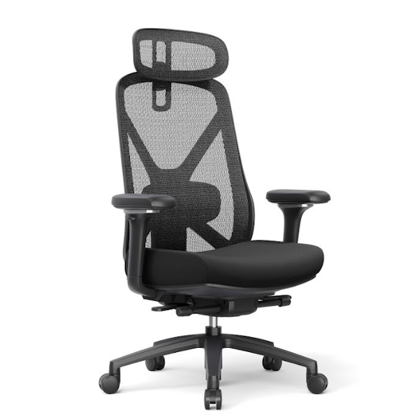 mesh task chair with headrest