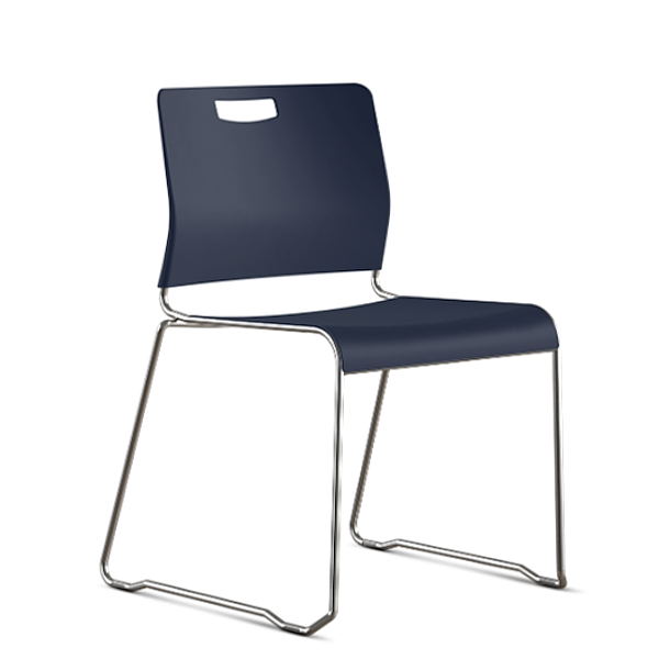 navy stacker chair