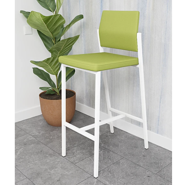 Apple Bar Stool - White - Avon barstools