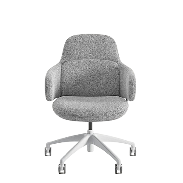 CHK73400_VIVA_CLUB_CHAIR_-_NYLON_BASE_-White - Ash - front konfurb viva chair