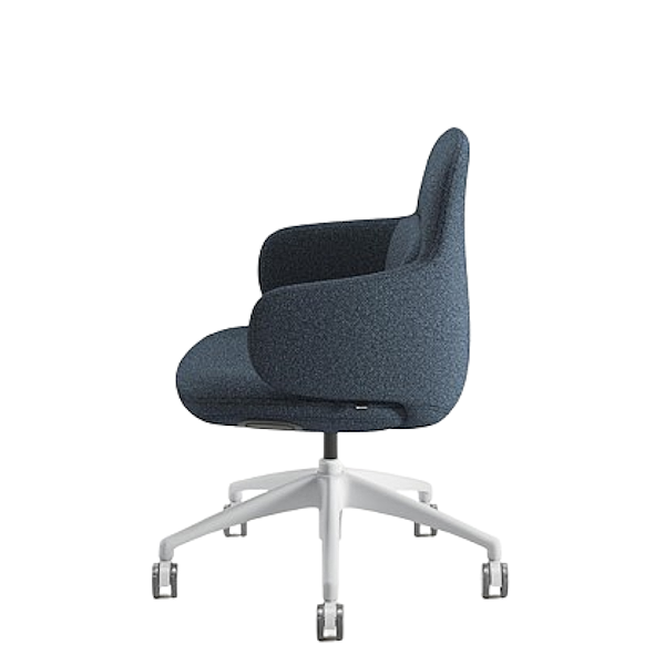 CHK73400_VIVA_CLUB_CHAIR_-_NYLON_BASE_-White - Blue - side konfurb viva chair