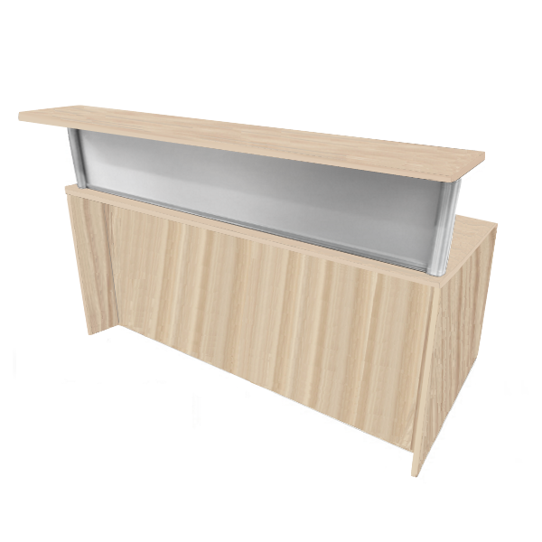 Borders Straight Reception Desk - 30D - ELM Borders Reception Desk - 60"W 66"W 71"W