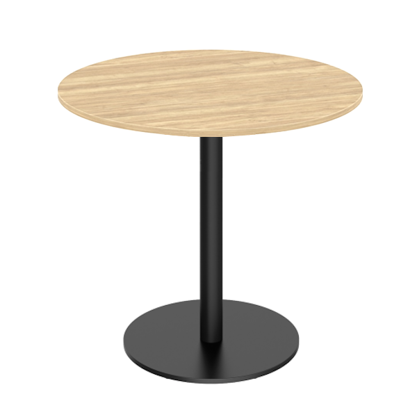 Round Bar Table - Black Disc Base - AP Round Bar Table