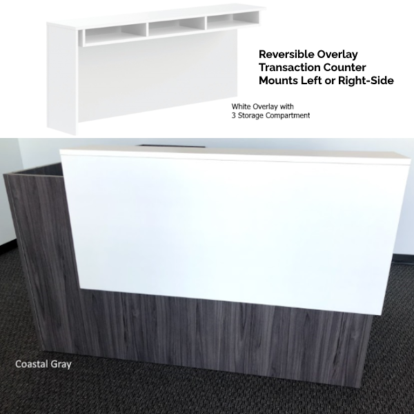 Overlay Counter reception desk