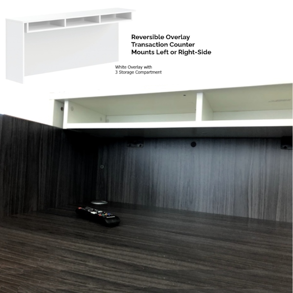 Overlay Storage Counter reception desk