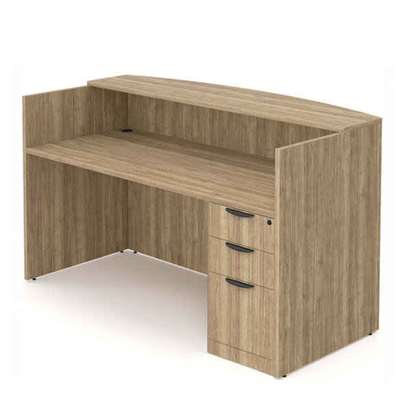 straight reception desk